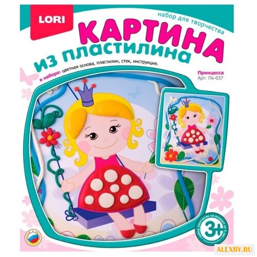 Масса для лепки LORI Картина из