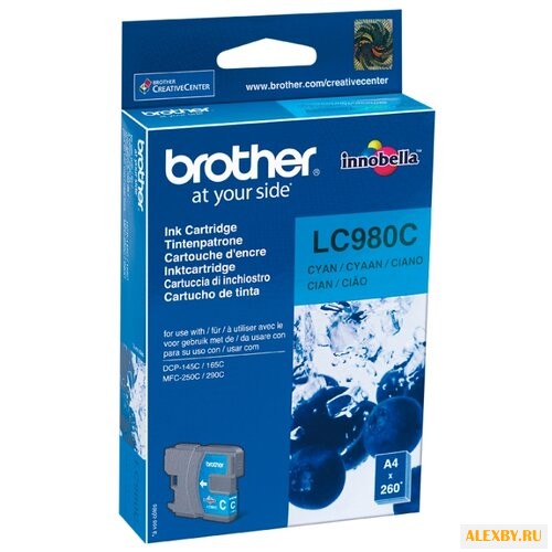 Картридж Brother LC980C