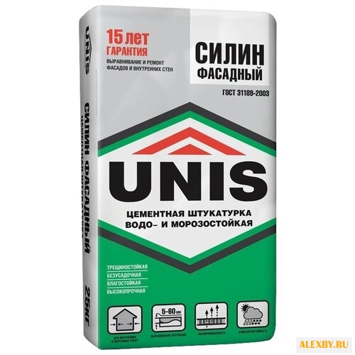 Штукатурка Unis Силин Фасадный