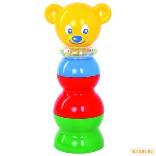 Пирамидка Gowi Медвежонок 453-18