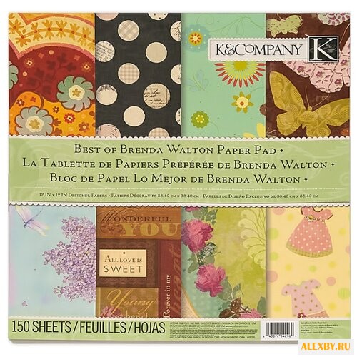 Бумага K&Company 31х31 см 150