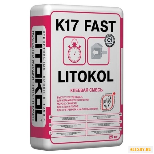 Клей Litokol K17 Fast 25 кг
