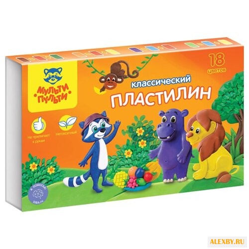 Пластилин Мульти-Пульти