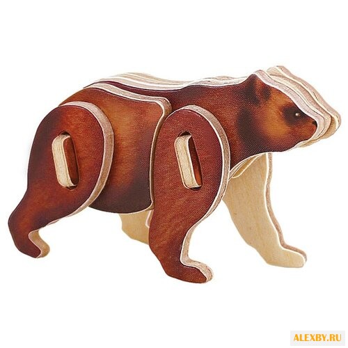 Пазл ГеоДом 3D Медведь