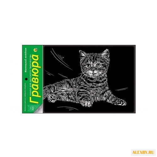 Гравюра Рыжий кот Маленький