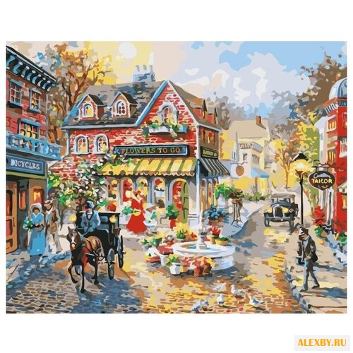 Рыжий кот Картина по номерам