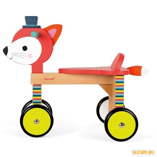 Каталка-толокар Janod Лисичка