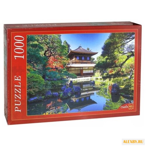 Пазл Рыжий кот Китайская пагода