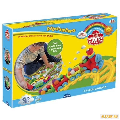 Масса для лепки Dido Поезд 10