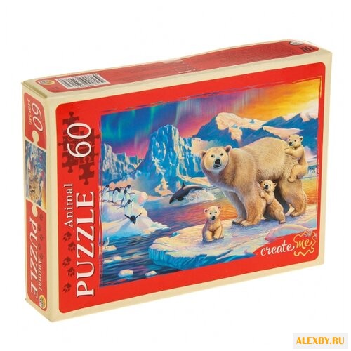 Пазл Рыжий кот Animal Белые