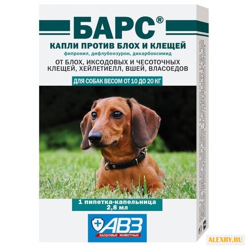 Барс АВЗ Капли против блох и