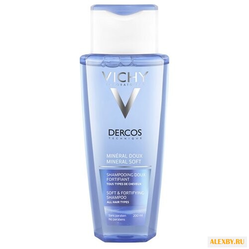 Vichy шампунь Dercos Mineral Soft