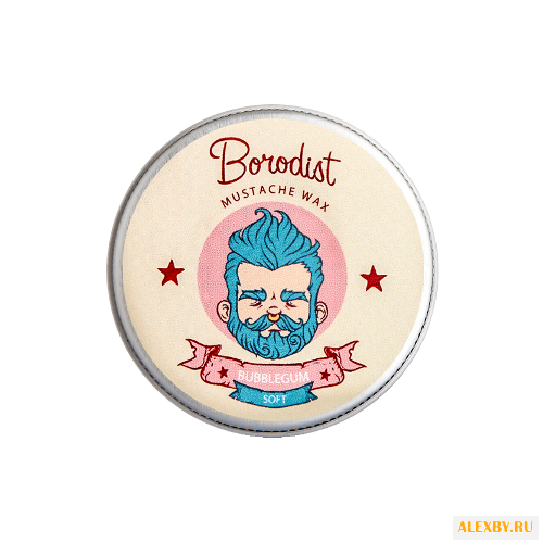 Borodist Воск для усов Bubblegum