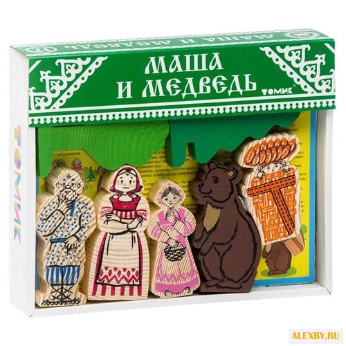 Кубики Томик Маша и медведь