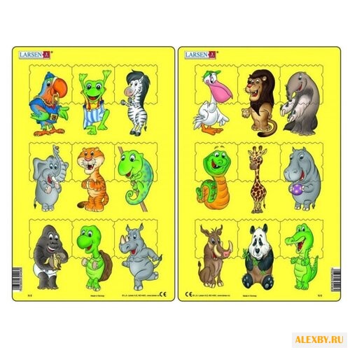 Рамка-вкладыш Larsen Животные 2