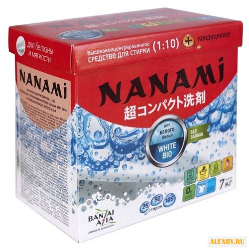 Стиральный порошок NANAMI White