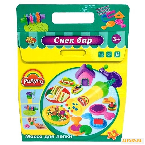 Масса для лепки ABtoys Радуга