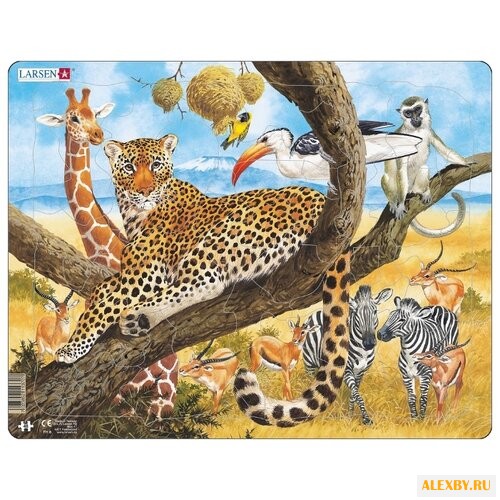 Рамка-вкладыш Larsen Леопард