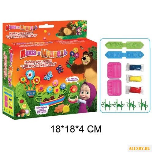 Масса для лепки РОСМЭН Маша и