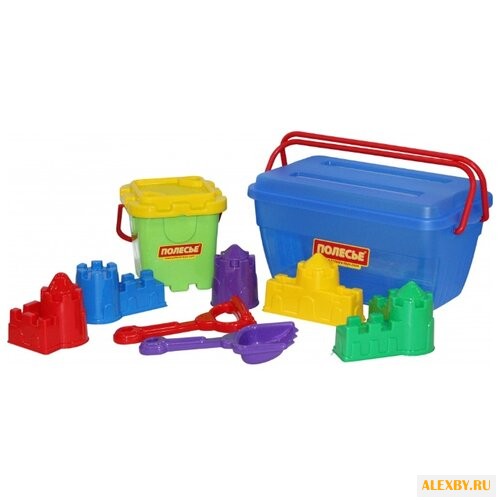 Набор Полесье №500 в контейнере