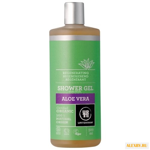 Гель для душа Urtekram Aloe vera