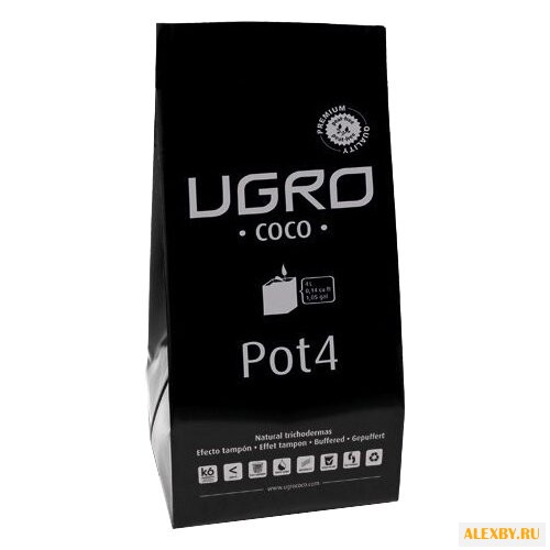 Субстрат кокосовый UGro Pot 4 л.