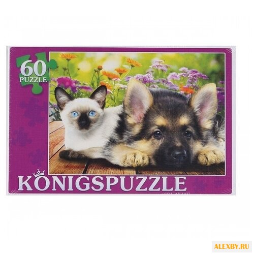 Пазл Рыжий кот Konigspuzzle