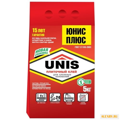 Клей Unis Плюс 5 кг