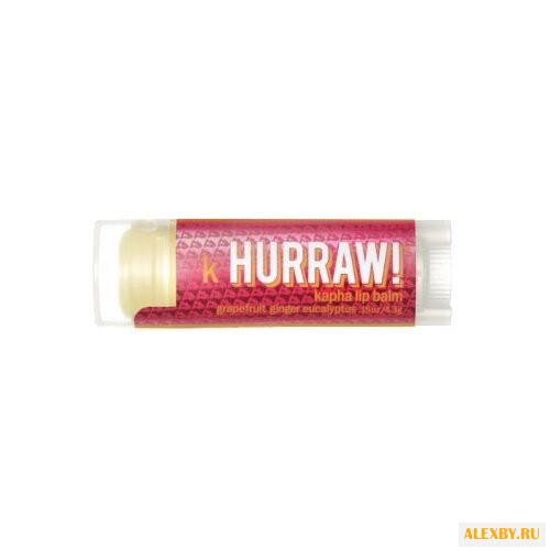 Hurraw! Бальзам для губ Kapha