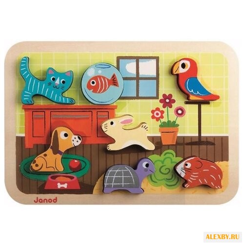 Рамка-вкладыш Janod Домашние