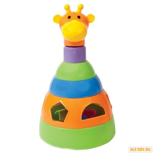 Пирамидка-сортер Умка Жираф