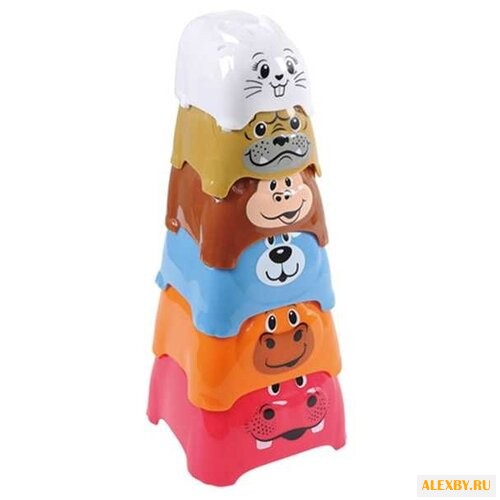Пирамидка PlayGo c животными 2370