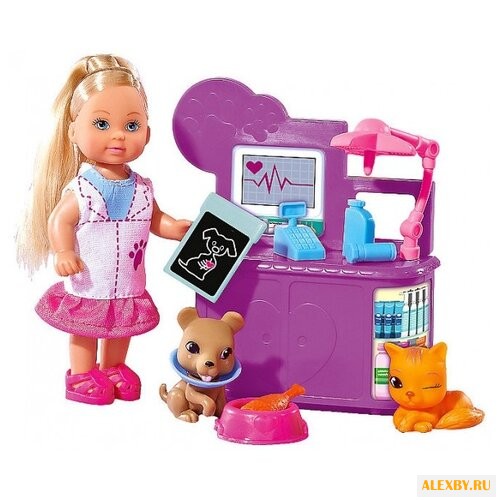 Кукла Simba Еви-ветеринар 12 см