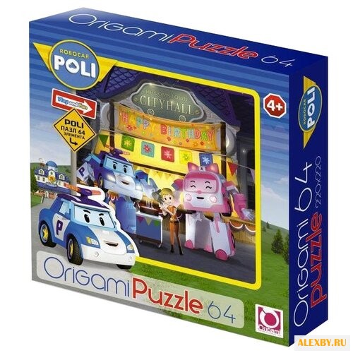 Пазл Origami Robocar Poli День