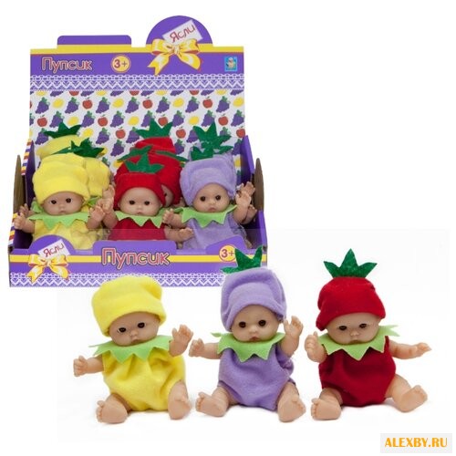 Куклы 1 TOY Фруктики 12 см Т10443