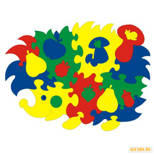 Коврик-пазл Флексика Еж 45436