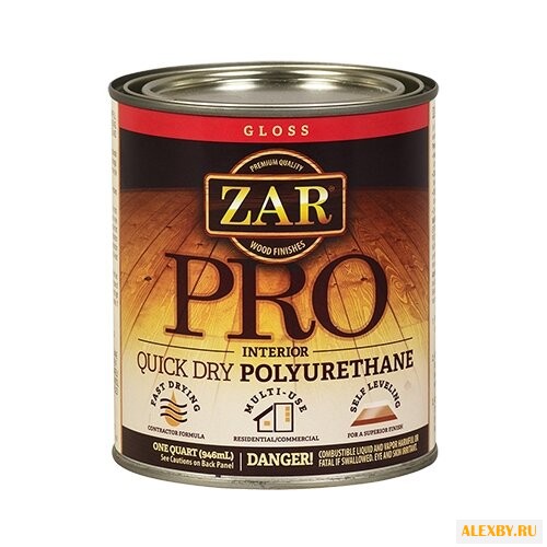 Лак ZAR Pro Interior Quick Dry