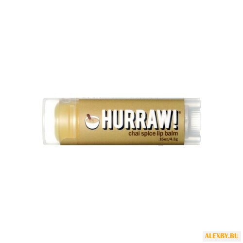 Hurraw! Бальзам для губ Chai