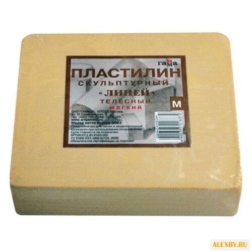 Пластилин Гамма Лицей мягкий