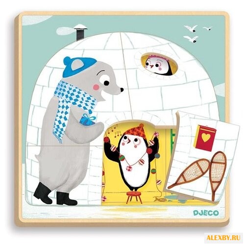 Рамка-вкладыш DJECO Иглу 01485