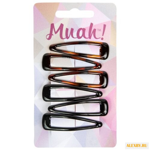 Заколка клик-клак Muah! смола