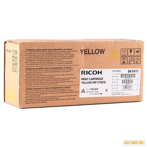 Картридж Ricoh MP C7501E Yellow