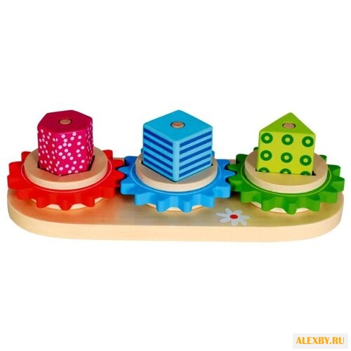 Пирамидка-сортер Bino Колесо