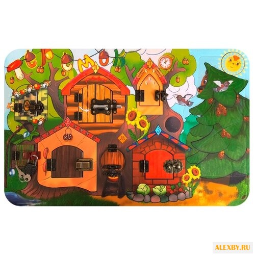 Бизиборд Нескучные игры Замочки