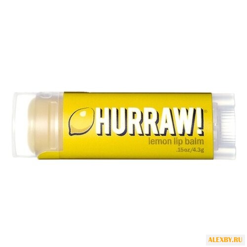 Hurraw! Бальзам для губ Lemon