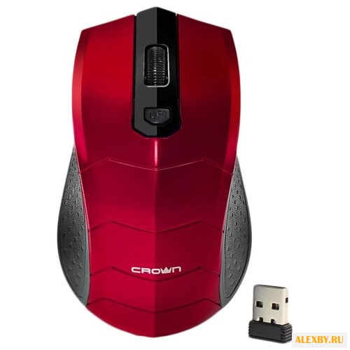 Мышь CROWN CMM- 934 W Black-Red