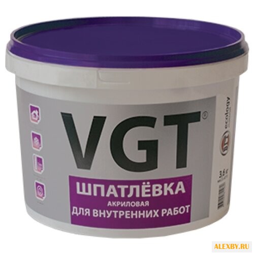 Шпатлевка VGT акриловая для