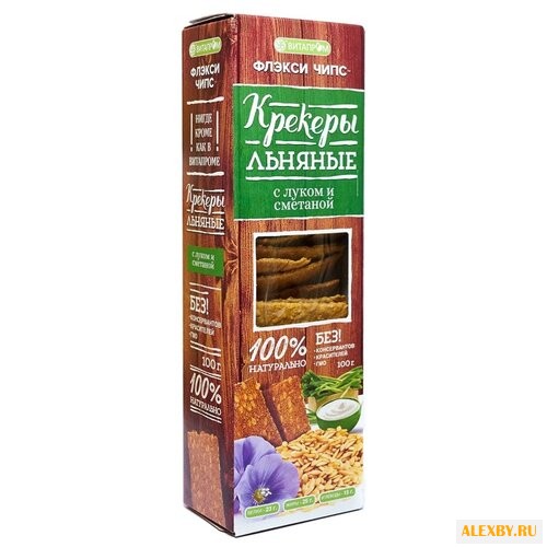 Крекеры ВИТАПРОМ льняные с