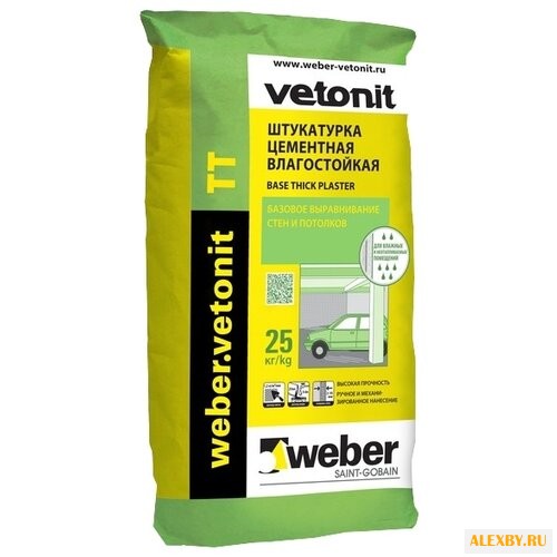Штукатурка Weber Vetonit TT 25 кг