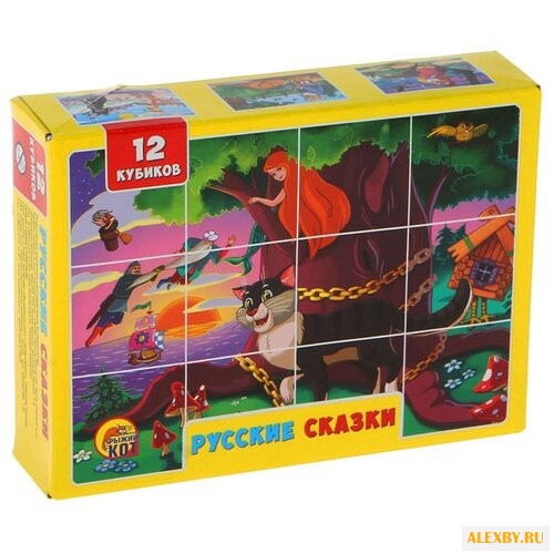 Кубики-пазлы Рыжий кот Русские
